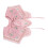 Ethnischer Faux Pink Polyester Bestickter Schal 1
