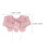 Ethnischer Faux Pink Polyester Bestickter Schal 3