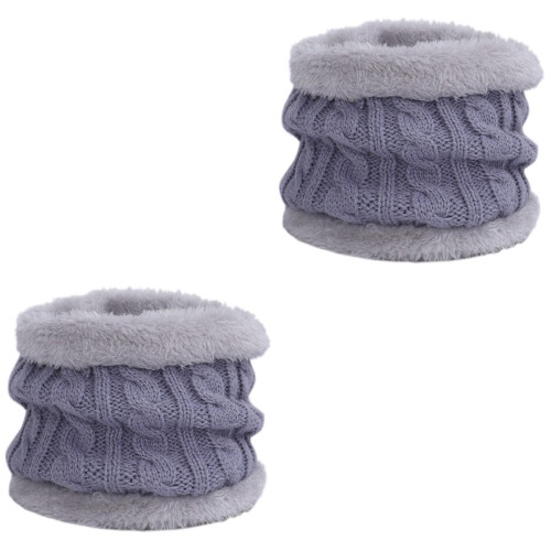 2Pièces Écharpes Hiver Enfants Coton Usage Chaudes Et Douces 2