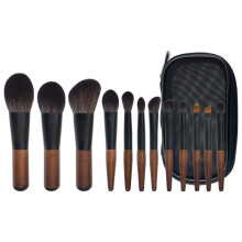 12Piece Makeup Brush Set with Ergonomic Grip and Soft Fiber Bristles for Even Powder Application
