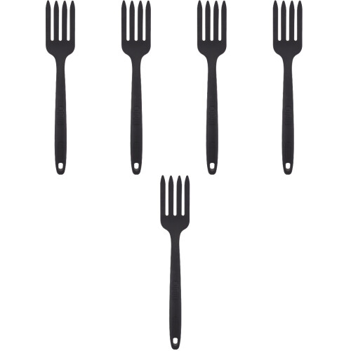 5Stk Silikon Küchen-Gabel , Wiederverwendbar, Ergonomisch, 2
