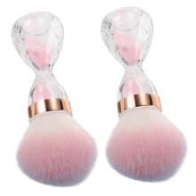 Nail Dust Brush Set with Large Head Soft Bristles for Acrylic Nails and Multipurpose Makeup Cleaning