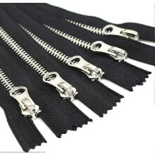 (As show, One size) 5pcs 12 Inch Silver Metal Zippers Bulk #5 Close End Metal Zippers for Sewing Bags Crafts Jackets (30cm Silver),2024 Ping