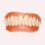 (As show, One size) Simulated upper and lower teeth whitening set.,2024 Ping 1