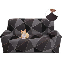 (As show, One size) Stretch Sofa Cover 2 Seater Sofa Cover with Armrests Modern Universal Elastic Couch Cover Sofa Cover Slipcover145-185cm,2024 Ping