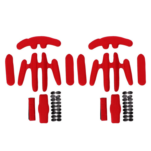 Riding Helmet Padding 2 Sets Hot Press Sponge with Hook & Loop for Better Fit 1
