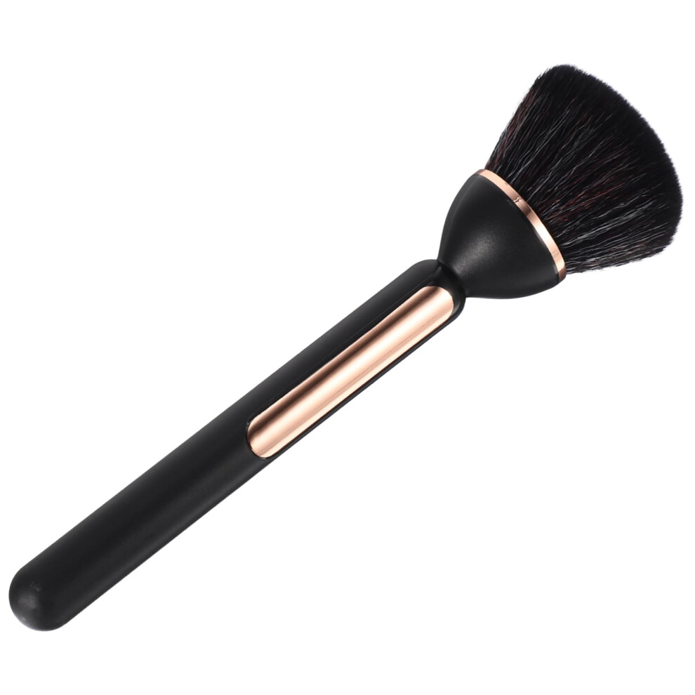 Makeup Brush and Nail Dust Brush with Soft Bristles, Ergonomic Grip, Compact Travel Size