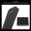 10 Pcs Black Matte ABS Piano Keys for Maintenance Replacement 4