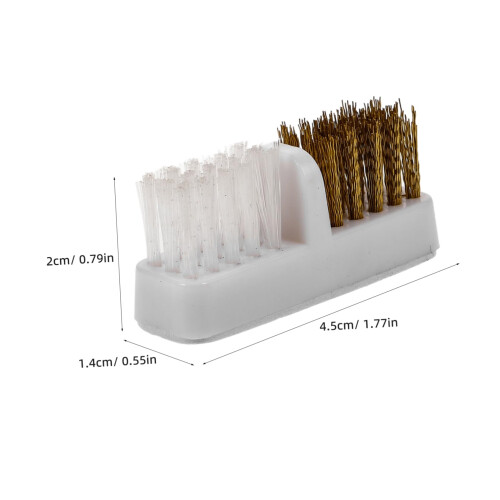 Nail Drill Bit Cleaning Brush Copper Wire for Manicure Tools Efficient Dust Removal 1pc 1