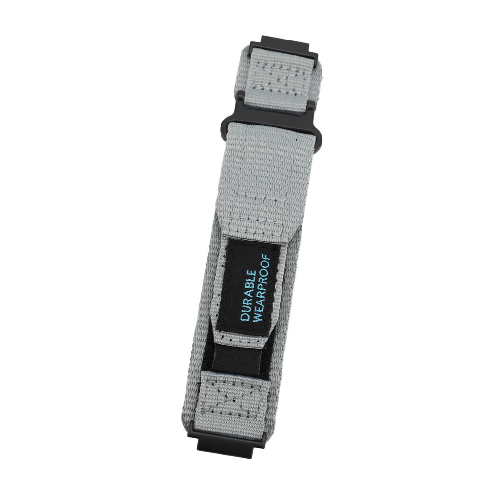 Nylon Watch Band Replacement Strap 18Mm For Smartwatch Gray Grey 8411384783984