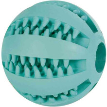 (As show, One size) Baseball mint Denta Fun, natural rubber,  7 cm for dogs - massages the gums,,2024 Ping