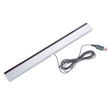 Wired Sensor Bar for Wii and Wii U with Stand, Accurate Motion Tracking, Plug and Play Setup