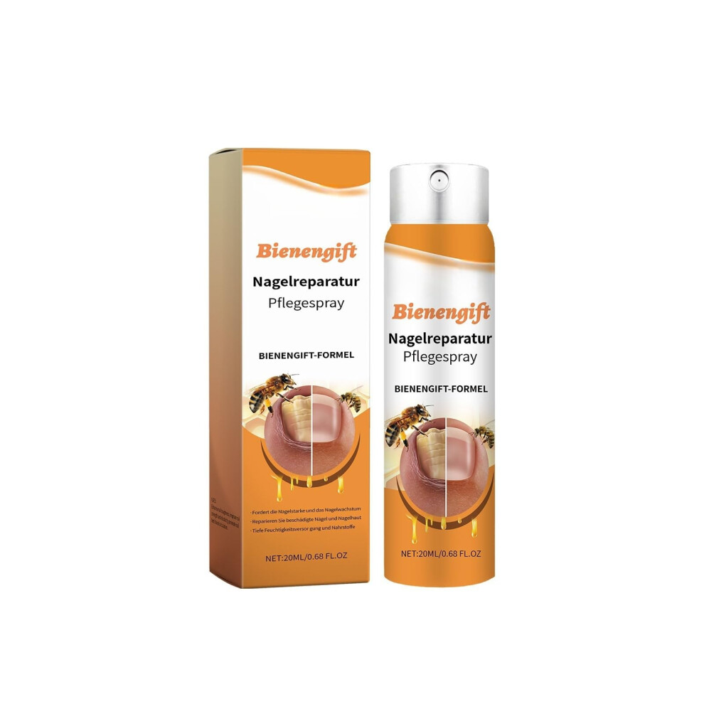 Nail  Spray with Bee Venom for Deep Nail Conditioning and Cuticle Softening Hydration