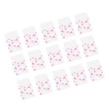100St Transparante Snoepzakjes Zelfklevend Met Liefdeshart Design