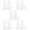 10Stk Duschspritzschutz Badewanne Transparent Wasserabweiser 10