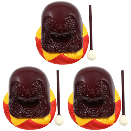 3Sets Robustes Holzblock Kit Für Zuhause Percussion Zubehör 2