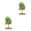 2St Mini Model Met Appels Voor Knutselproject En Model Scenery 5