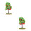 2St Mini Model Met Appels Voor Knutselproject En Model Scenery 4