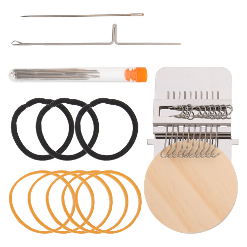 2Sets Handliches Mini Webrahmen Kit Bunt Ideal Für DIY Kleidung