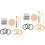 2Sets Handliches Mini Webrahmen Kit Bunt Ideal Für DIY Kleidung 4