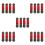 20Stk Ersatz Bremsleitung Adapter Alloy Rot Robust Dicht 7