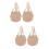 2Paren Flexibele Halve Zool Beschermers Ballet En Moderne 8
