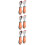 3Sets Baby Essbesteck Silikon- Orange & Bruchsicher 8