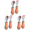 3Sets Baby Essbesteck Silikon- Orange & Bruchsicher 2