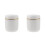 2Pcs Compact Mini Desk Trash Can White PP with Press Lid for Bathroom 6