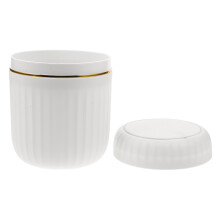 2Pcs Compact Mini Desk Trash Can White PP with Press Lid for Bathroom