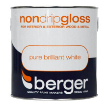 Berger - Non Drip Gloss 2.5L - Pure Brilliant White