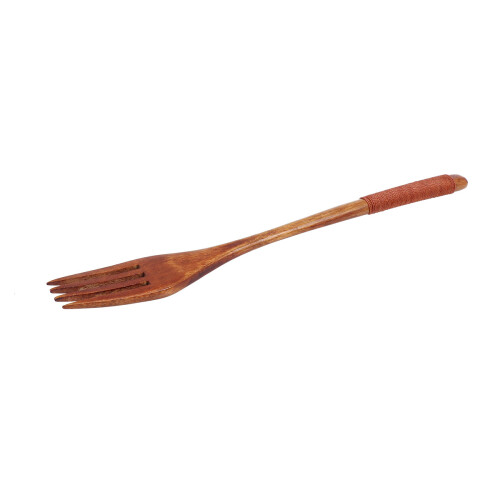 2Stk Holz Dessertgabel Kinder Wiederverwendbar 2