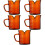 5Stk Gelber -Messbecher Kaffeetasse Milchglas Leicht Und Robust 7