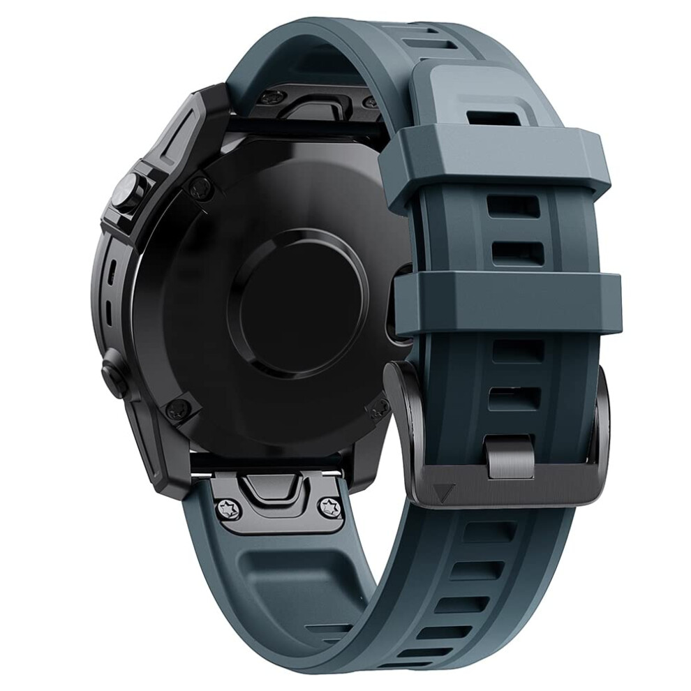 26Mm Silicone Quickfit Replacement Watch Band Secure Fit For Garmin Tactix Delta 9169991704753