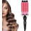 Ceramic Curling Iron Set with 3 Interchangeable Barrels and Intelligent Temperature Control, Pink 5