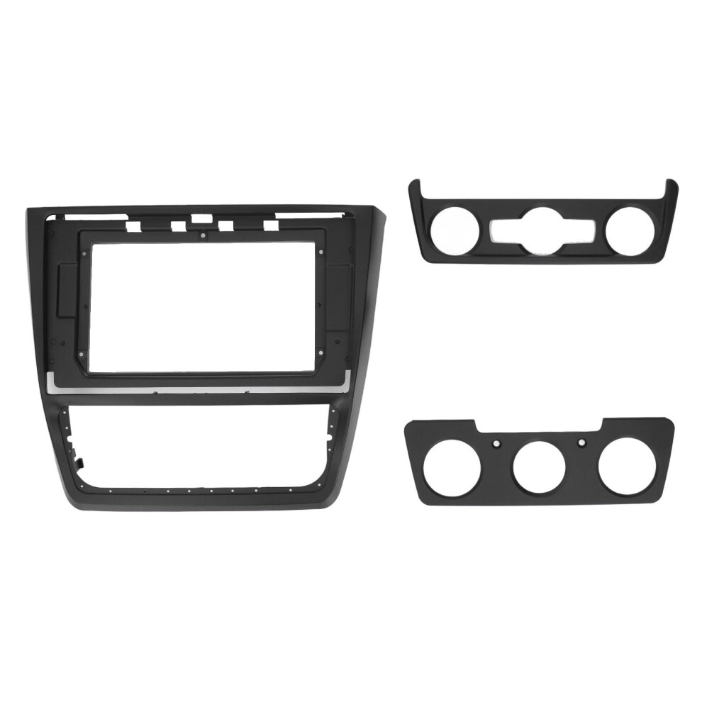 Car Stereo Dash Kit Abs Navigation Panel Frame With Precision Fit Bezel For Easy Installation Black 9169991768915