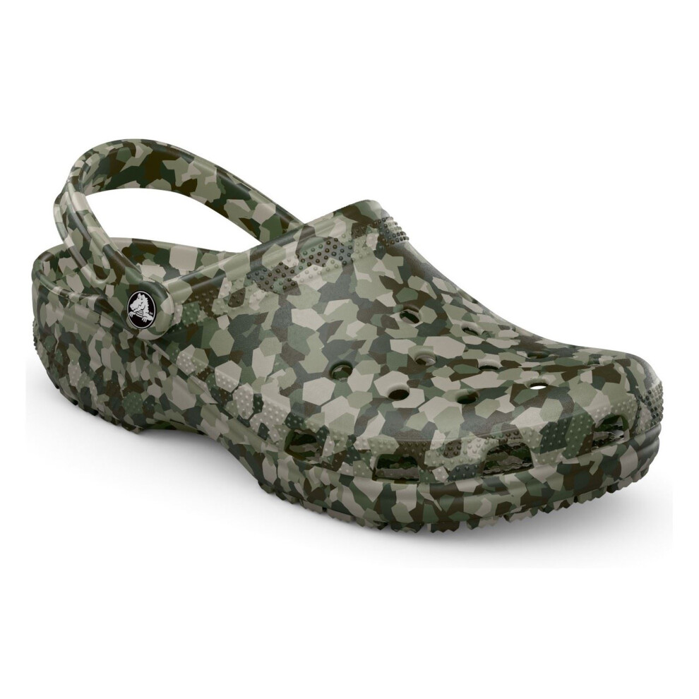 Crocs (, ) Classic Confetti Eva Men's Army Green Clogs