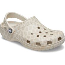 (, ) Crocs Classic Animal EVA Women's Almond Tint/Leopard Clogs