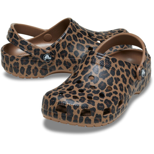 Crocs (, ) Crocs Classic Animal EVA Women's Sepia/Leopard Clogs 2