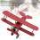 Realistisches Eisen-Flugzeugdeko - Perfekte Autodekoration oder Kuchendeko 4