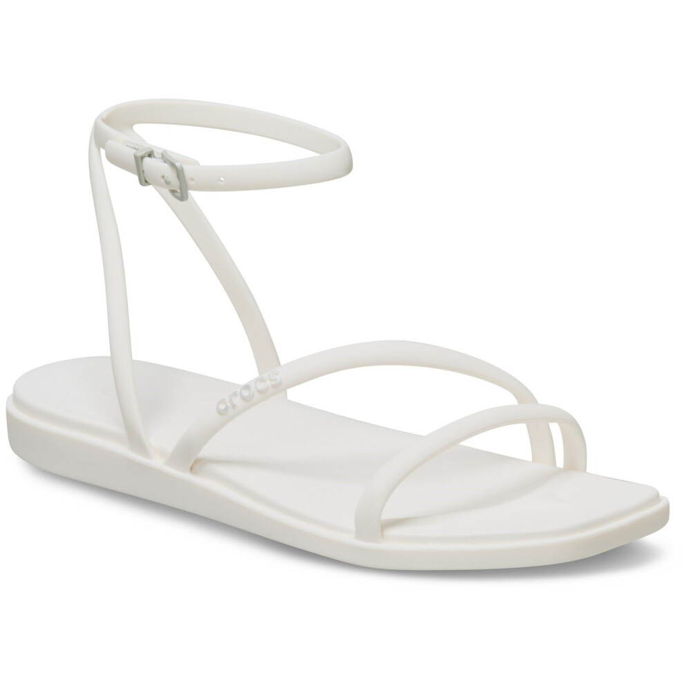 Crocs (, ) Miami Toe Loop Eva Women's Chalk Sandals