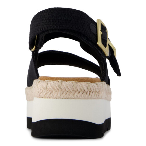 Toms (, ) TOMS Giana Textile Women's Black Beachside Sandals 1