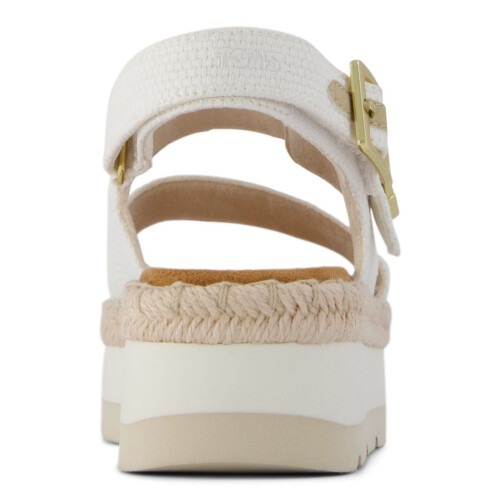Toms (, ) TOMS Giana Textile Women's White Beachside Sandals 1