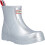 Hunter (, ) Hunter Play Short Boot Metallic Rubber Women's Silver Wellington Boots 1