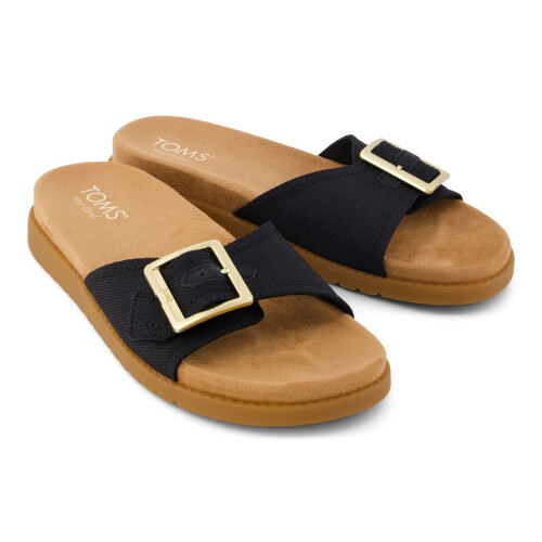 Toms (, ) TOMS Marin Textile Women's Black Sandals 2