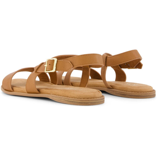 Toms (, ) TOMS Mar Leather Women's Brown Sugar Sandals 1