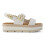 Toms (, ) TOMS Giana Textile Women's White Beachside Sandals 6