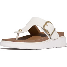 (, ) Fitflop Gen-FF Toe-Post Leather Women's Urban White Sandals