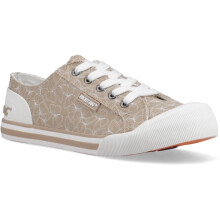 (, ) Rocket Dog Jazzin Mariposa Textile Women's Tan Trainers