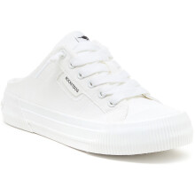 (, ) Rocket Dog Cheery Mule Canvas Textile Women's White Mules